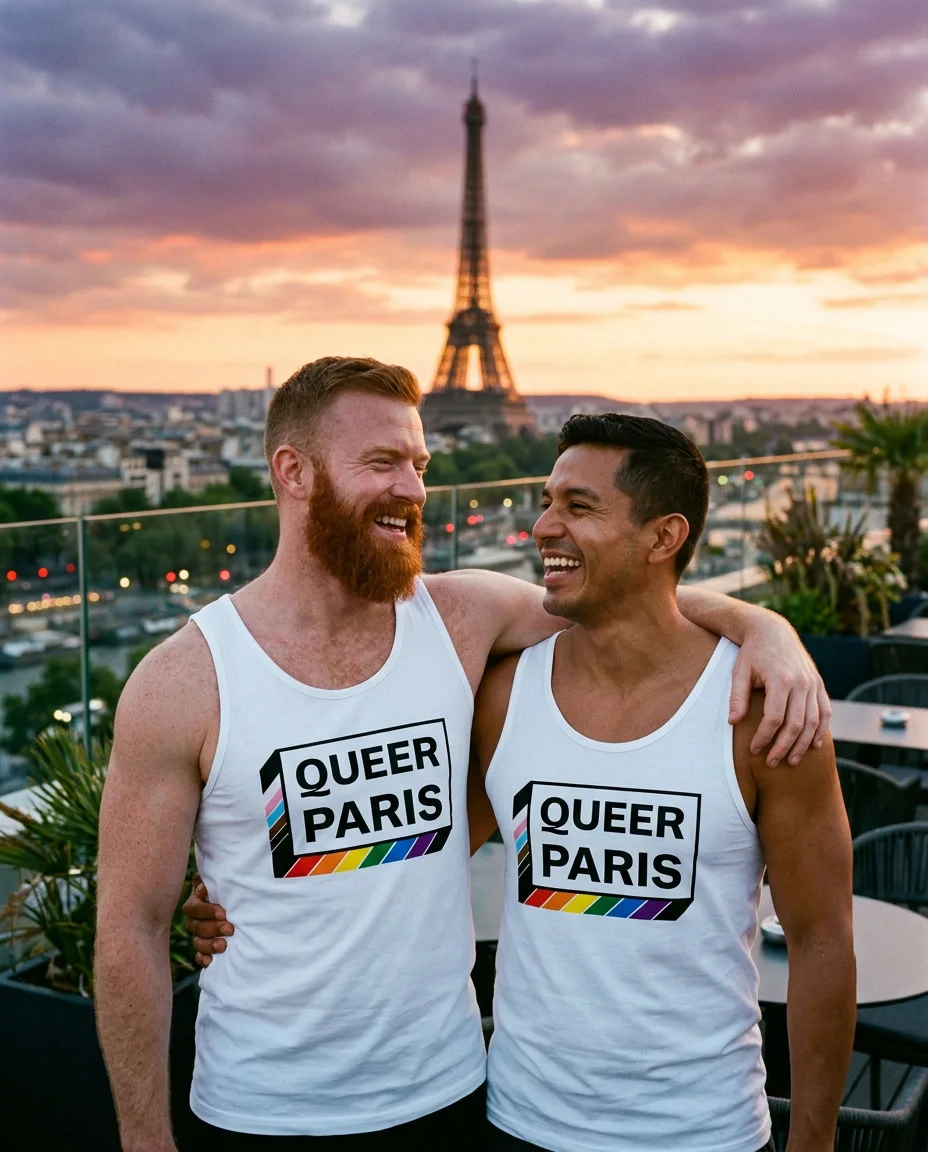 Débardeur « Queer Paris » — blanc