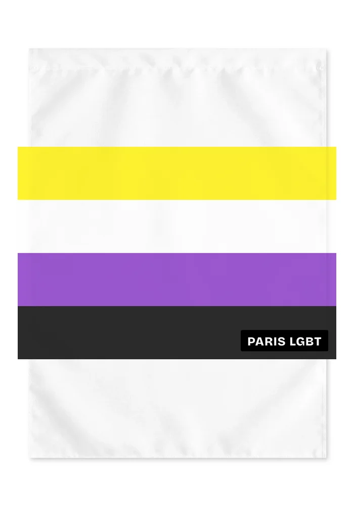 Drapeau non-binaire · Paris LGBT