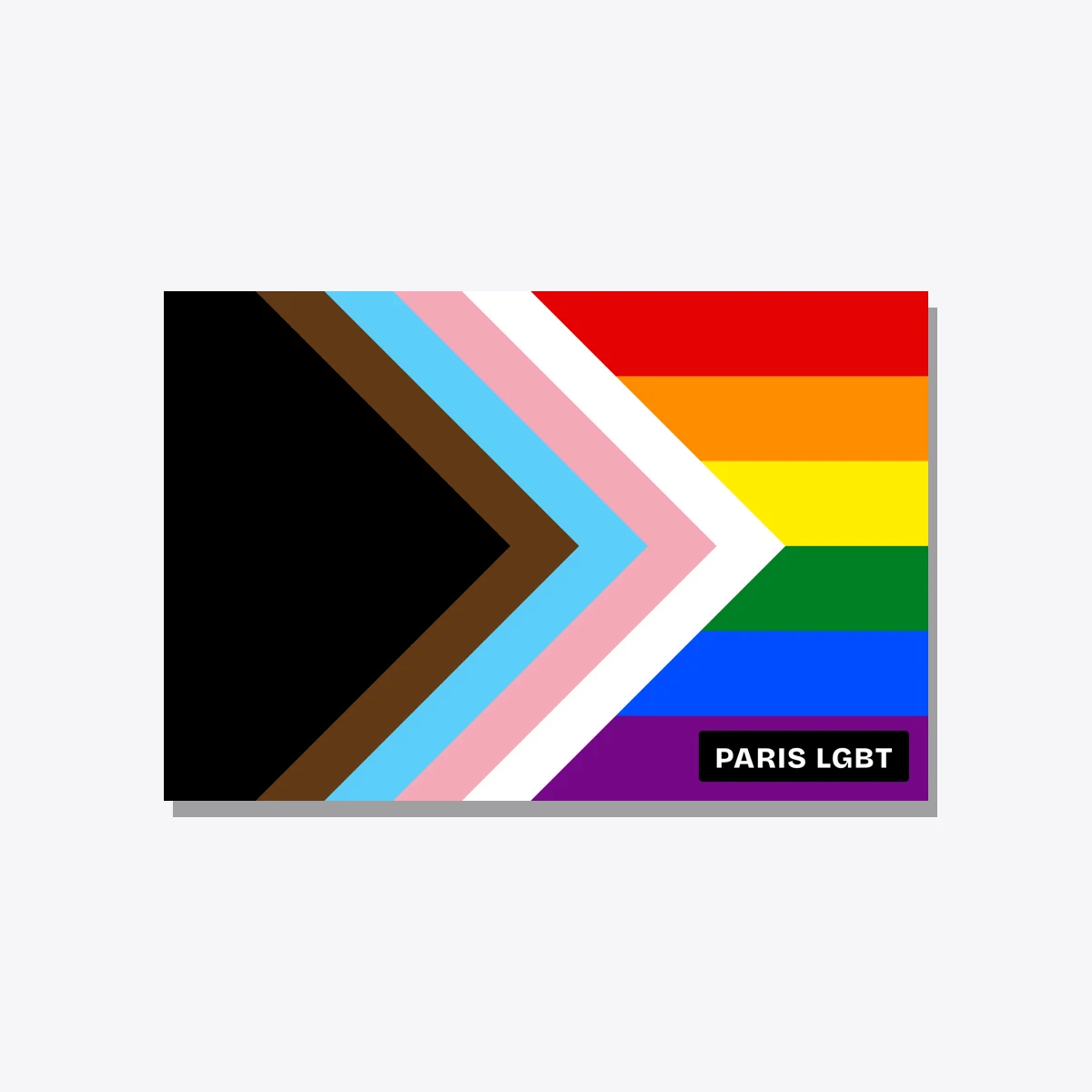 Sticker drapeau Progress